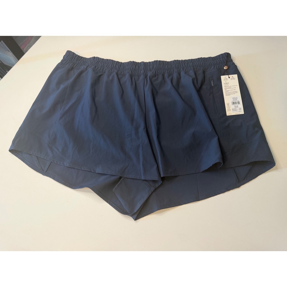 Calia Infinity Run Shorts Womens XXL Darker Ardosia Slate Blue WAX12336 NWT